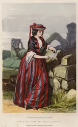 Schönheiten von England und Wales, unter den Ruinen, Sussex